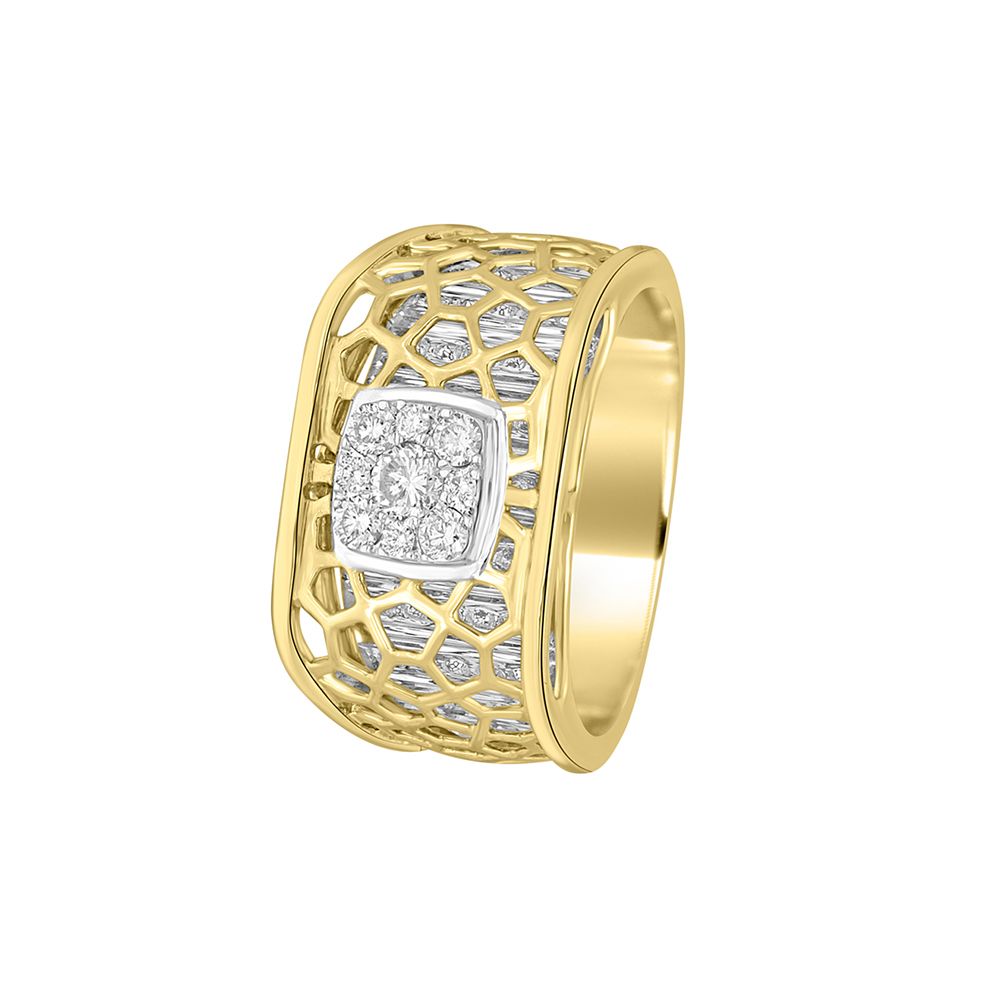 14KT Yellow Gold Finger Ring For Men-Rings-MRG16003