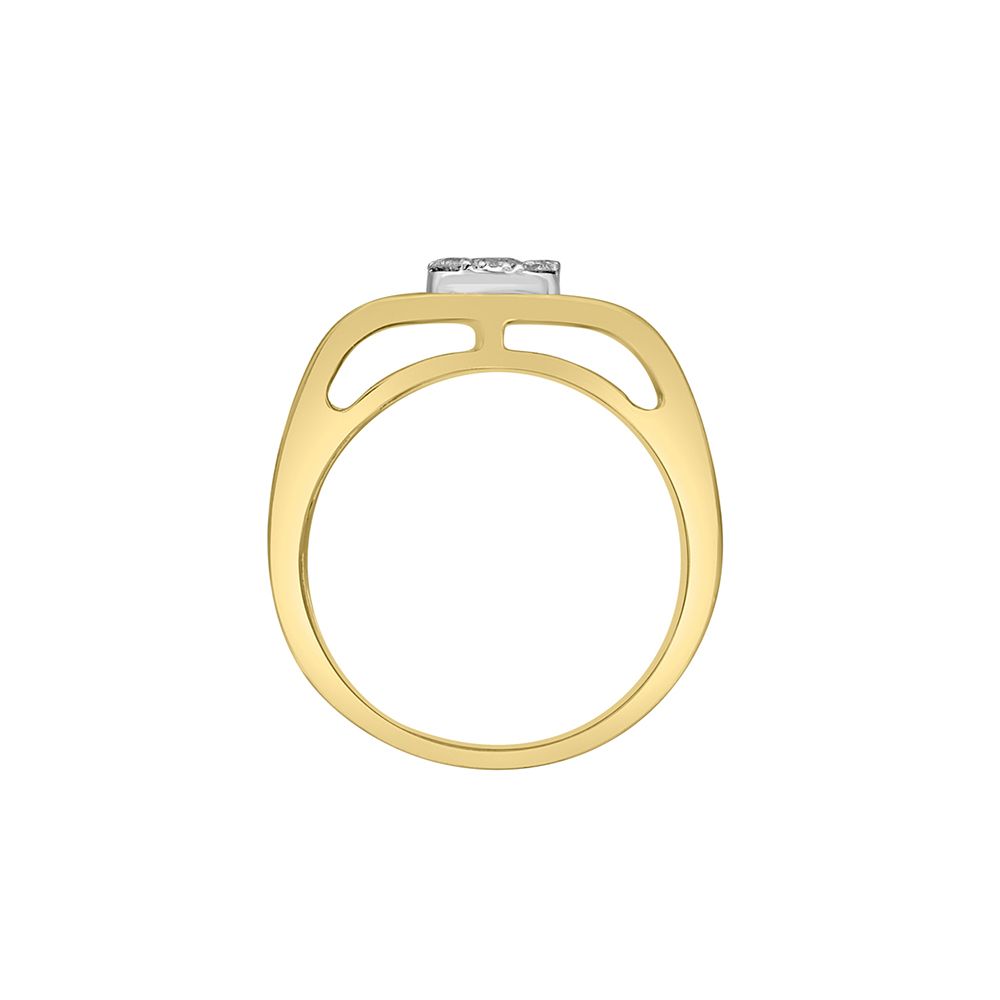 14KT Yellow Gold Finger Ring For Men-Rings-MRG16003