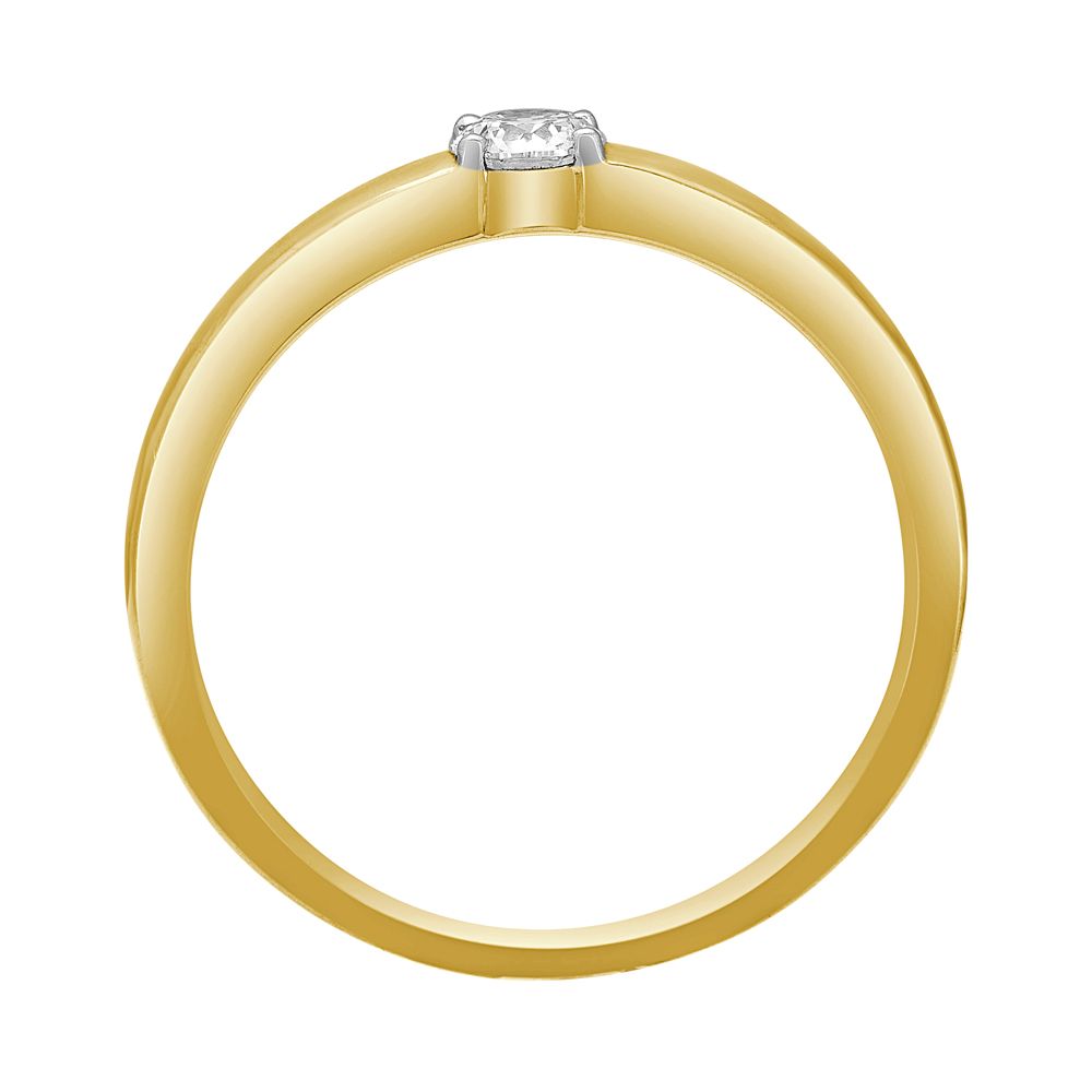 Contemporary Crown Star Solitaire Ring For Men-Rings-MRG18007