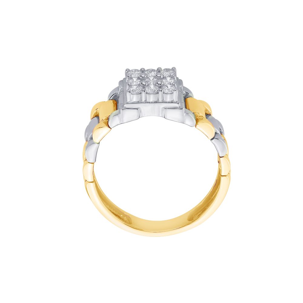 Diamond Ring For Men in 18KT Gold-Rings-MRG19002