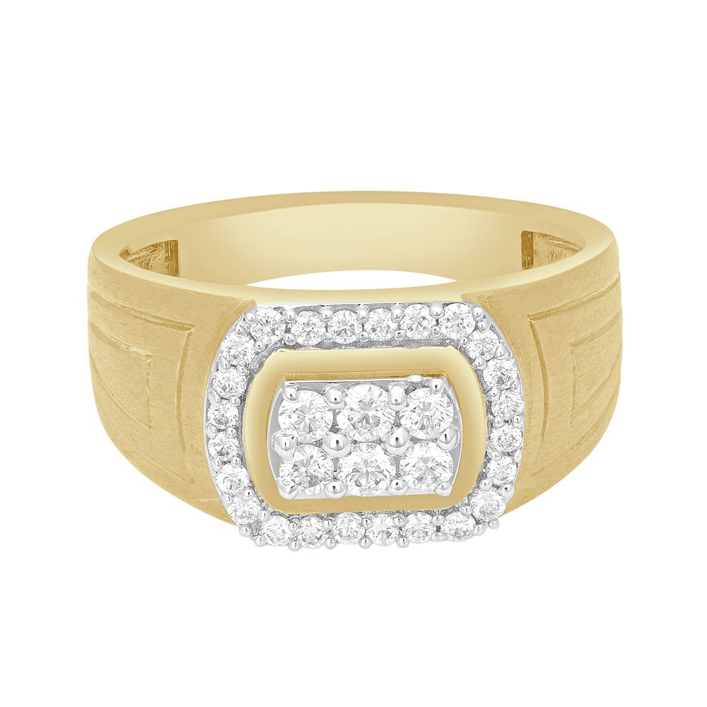 Dazzling Diamond Mens Finger Ring-Rings-MRG20003-D200RLB