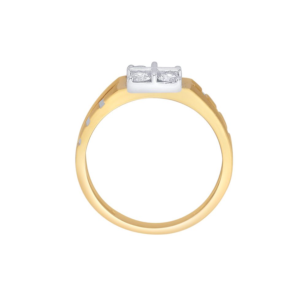 Modern Diamond Finger Ring For Men-Rings-MRG20007