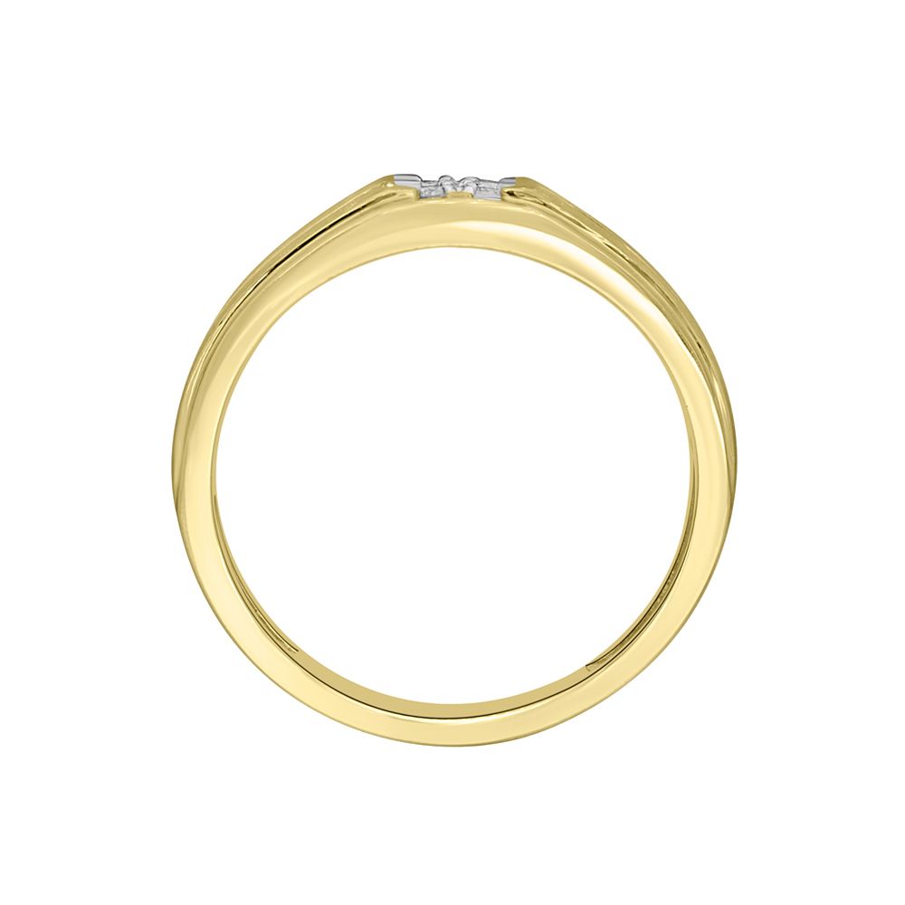 Mens Luxurious Finger in 18KT Yellow Gold-Rings-MRG20010