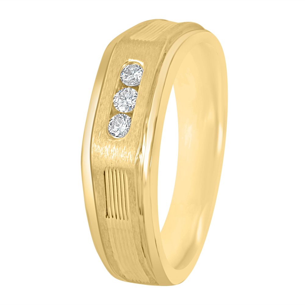 Buy 18Kt Yellow Gold Men's Ring MRG20011 Online at