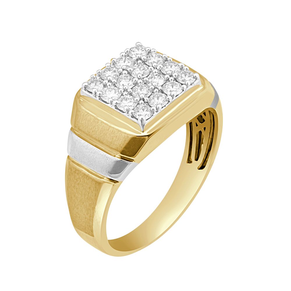 Classy Square Mens Finger Ring-Rings-MRG20013