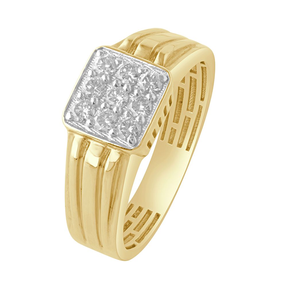Buy Square Design Diamond Men's Ring MRG22004 Online at