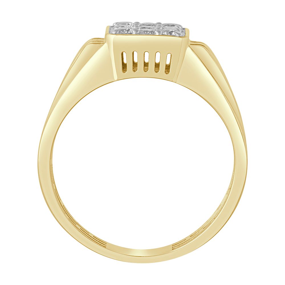 Square Design Diamond Mens Ring-Rings-MRG22004