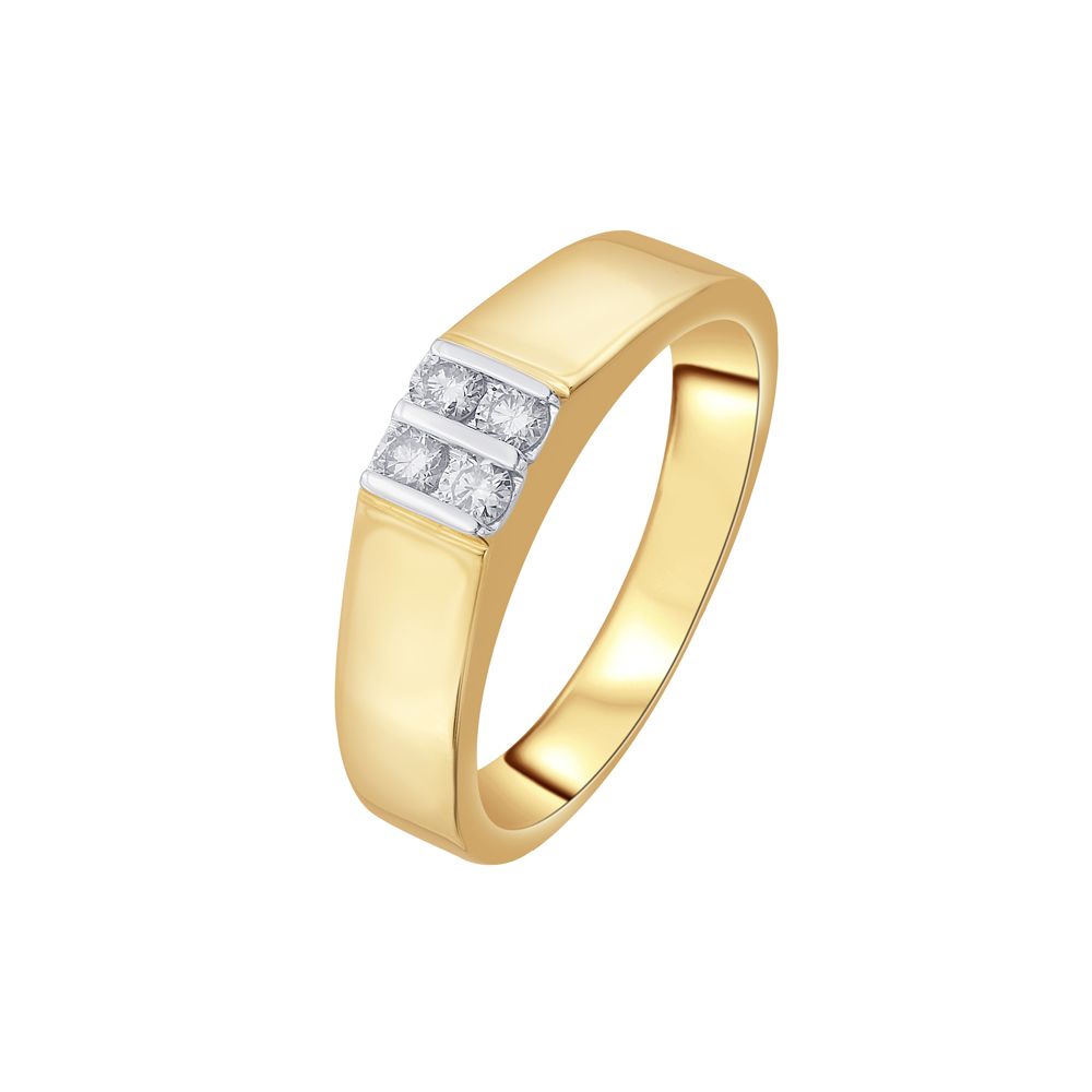 Mens 14KT Yellow Gold Ring-Rings-MRG22007