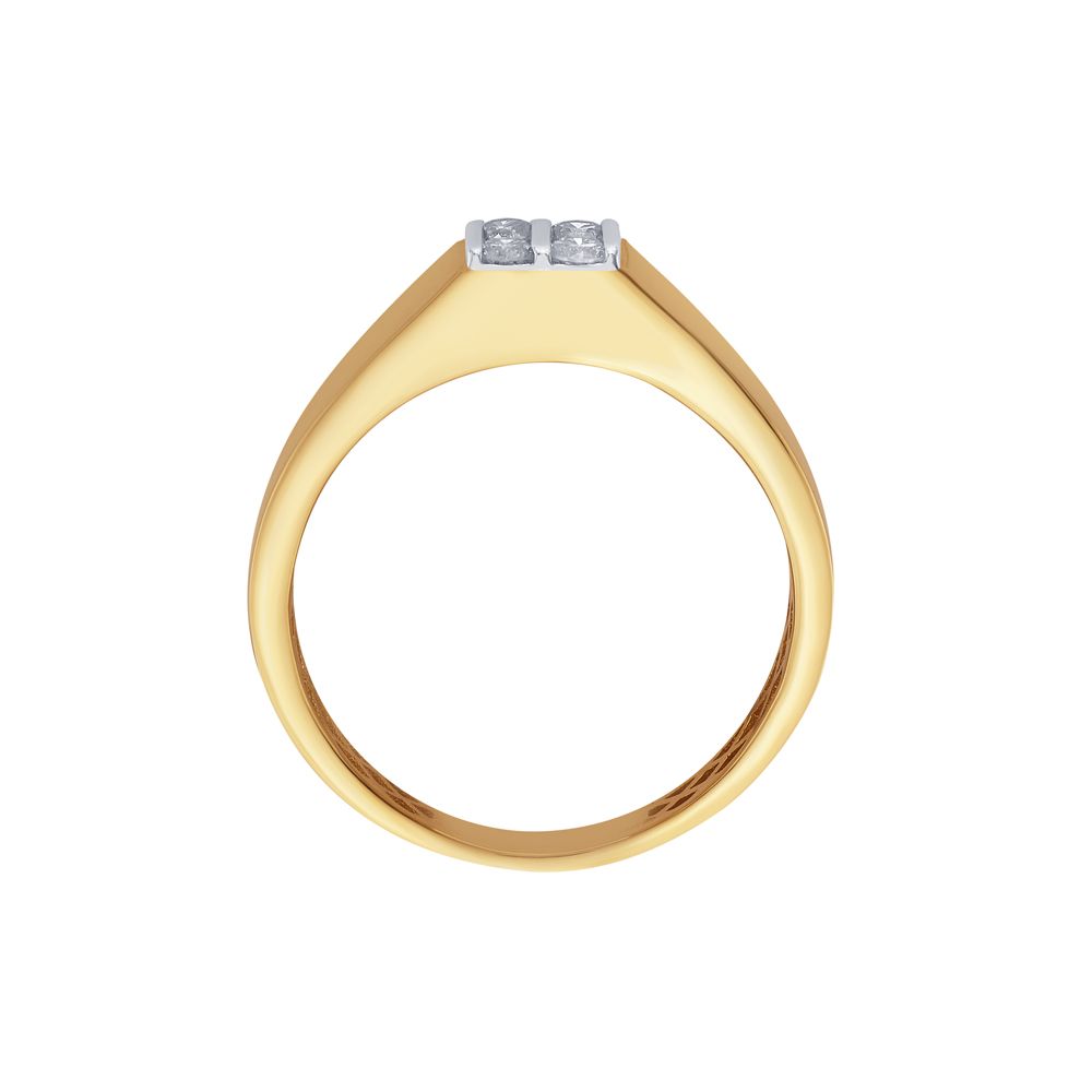 Mens 14KT Yellow Gold Ring-Rings-MRG22007
