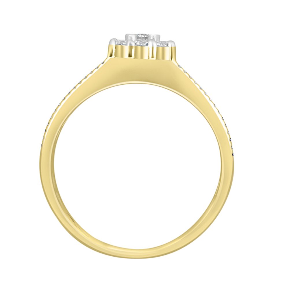 Sleek Diamond Finger Ring For Men-Rings-MRG22008