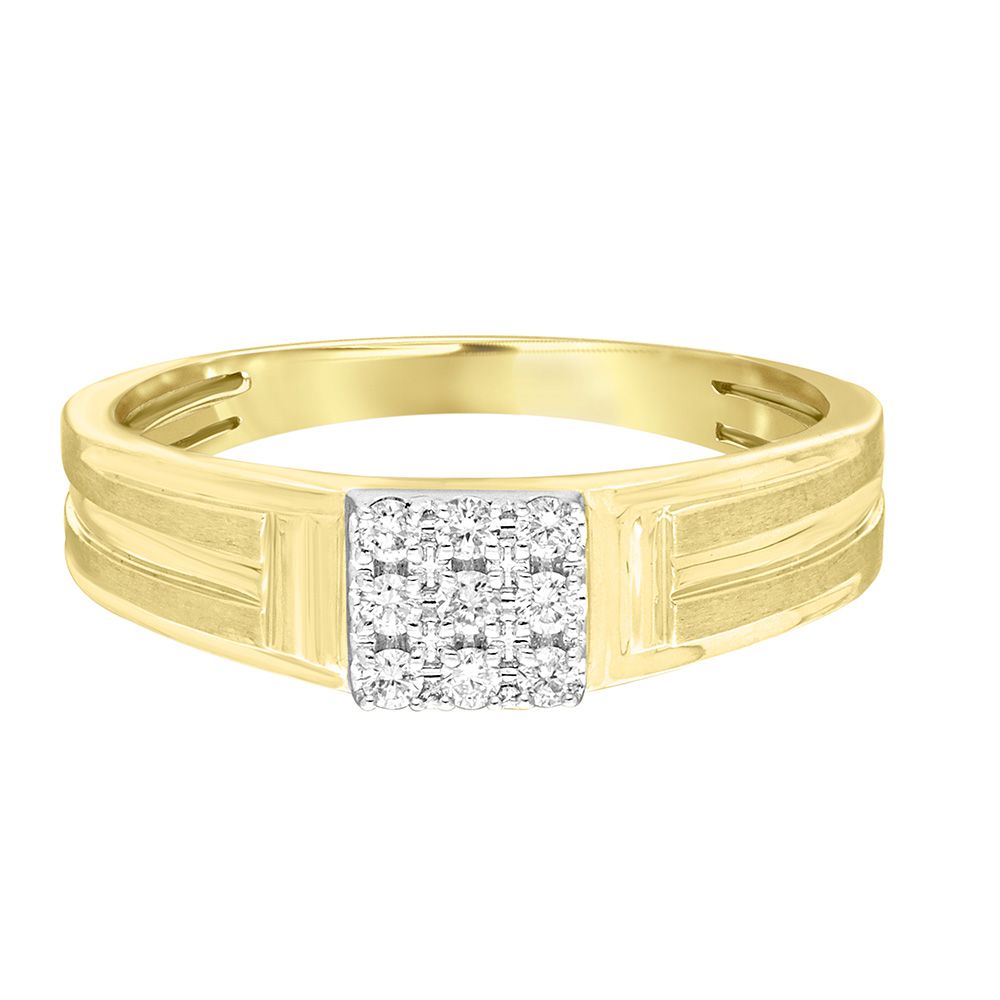 Attractive Diamond Ring For Men-Rings-MRG22018