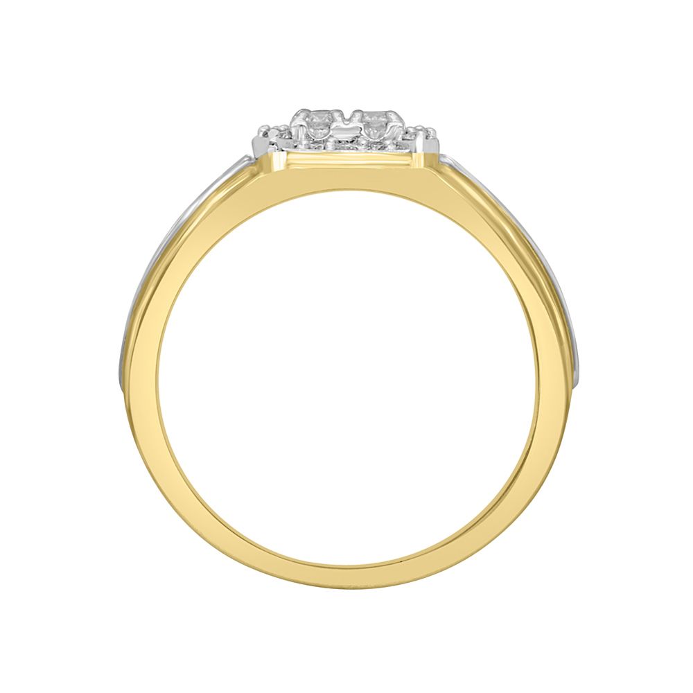 Mens Glossy Diamond Finger Ring-Rings-MRG22022