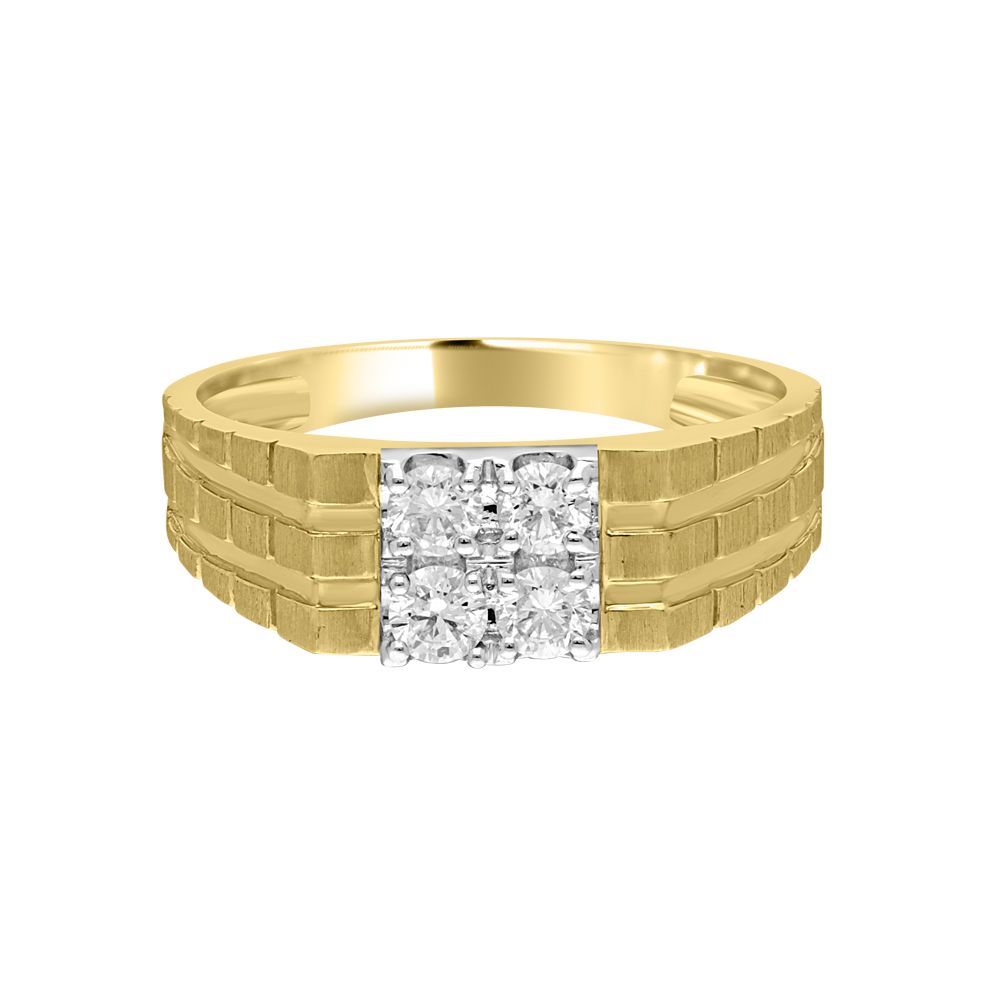 Stately Finger Ring For Men With Diamonds-Rings-MRG22024