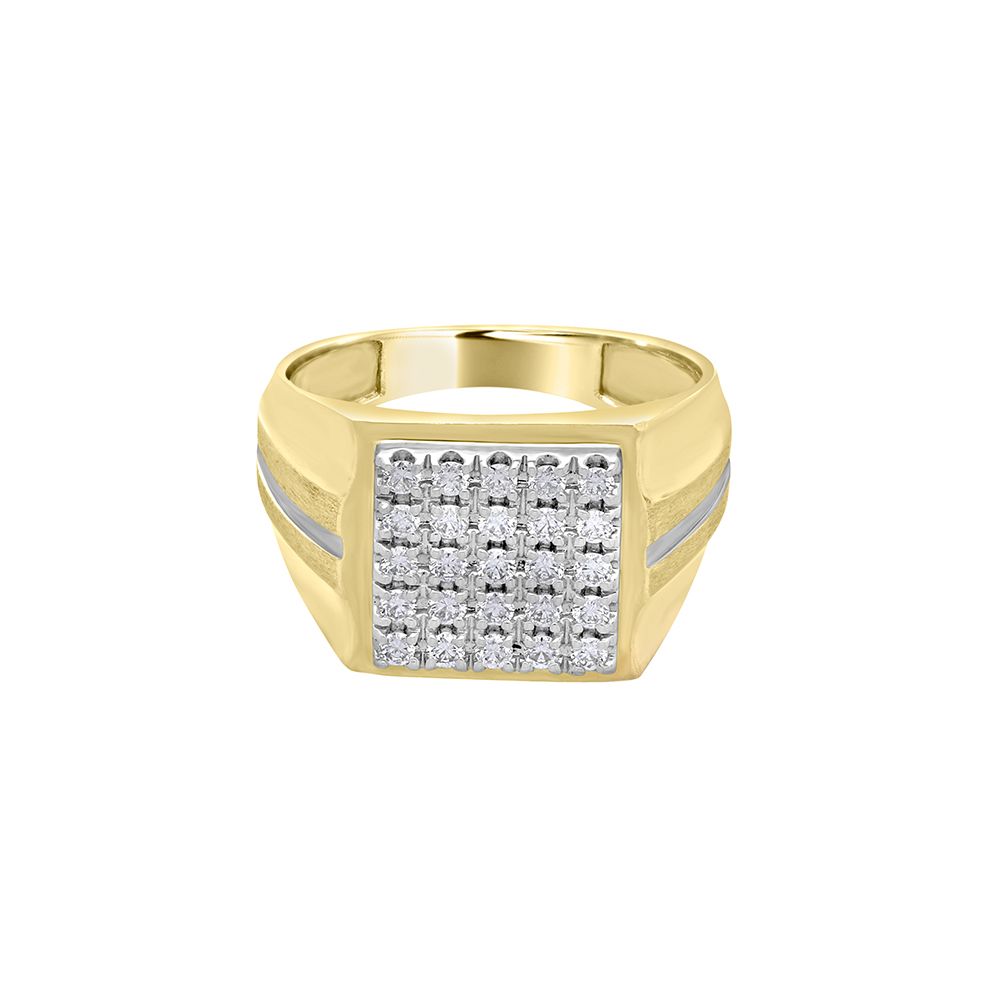 Classic Diamond Finger Ring For Men-Rings-MRG22025