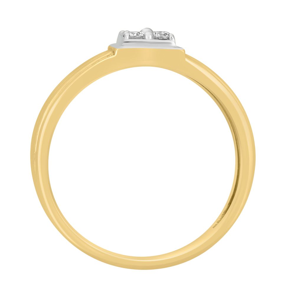 Finely Crafted 18Kt Yellow Gold Mens Ring-Rings-MRG22026