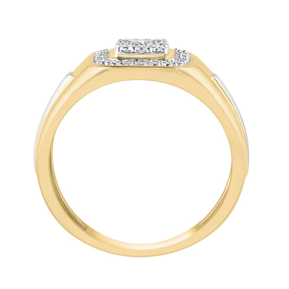 Exceptional 18Kt Yellow Gold Mens Ring-Rings-MRG22027