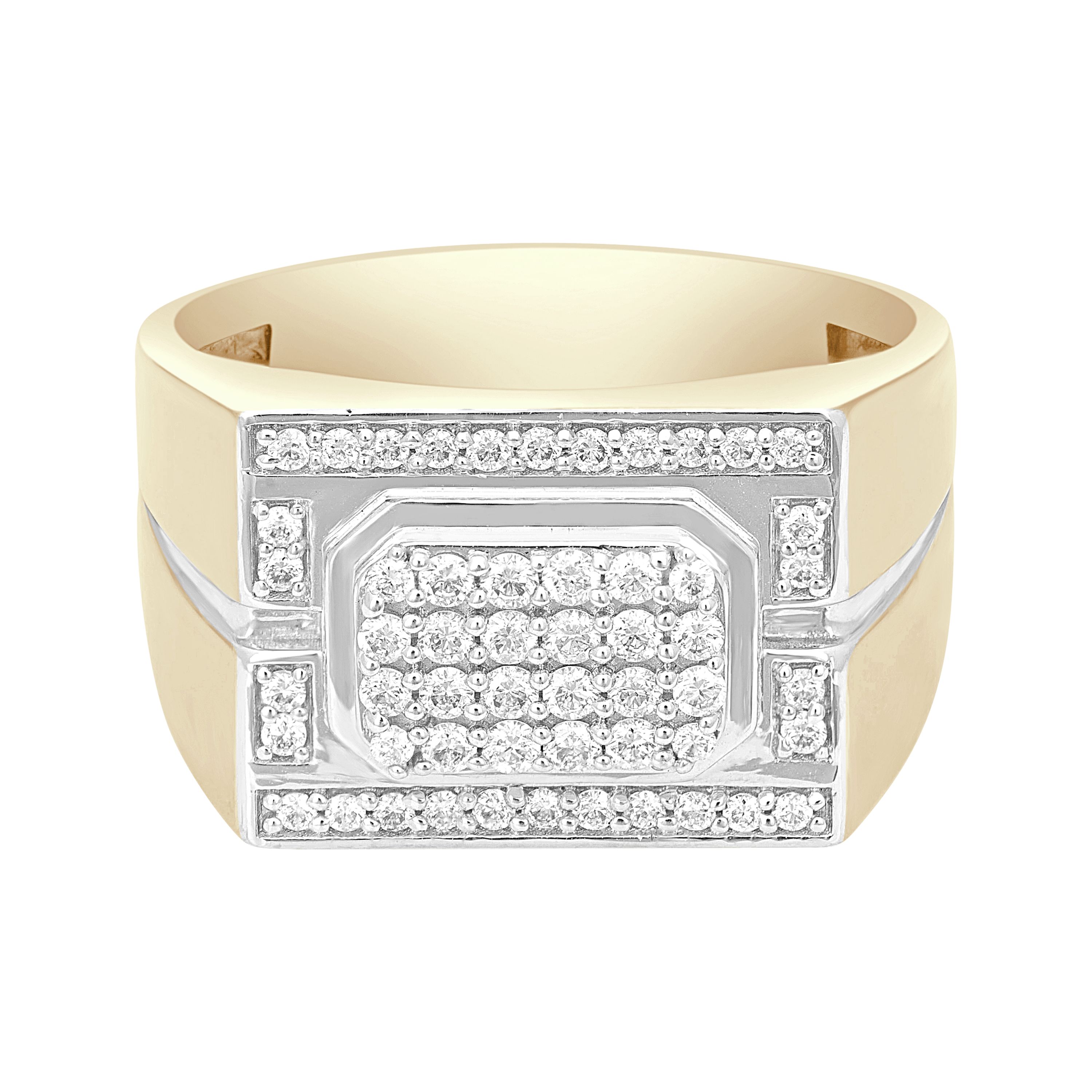 Grand 18Kt Diamond Ring for Men-Rings-MRG22028