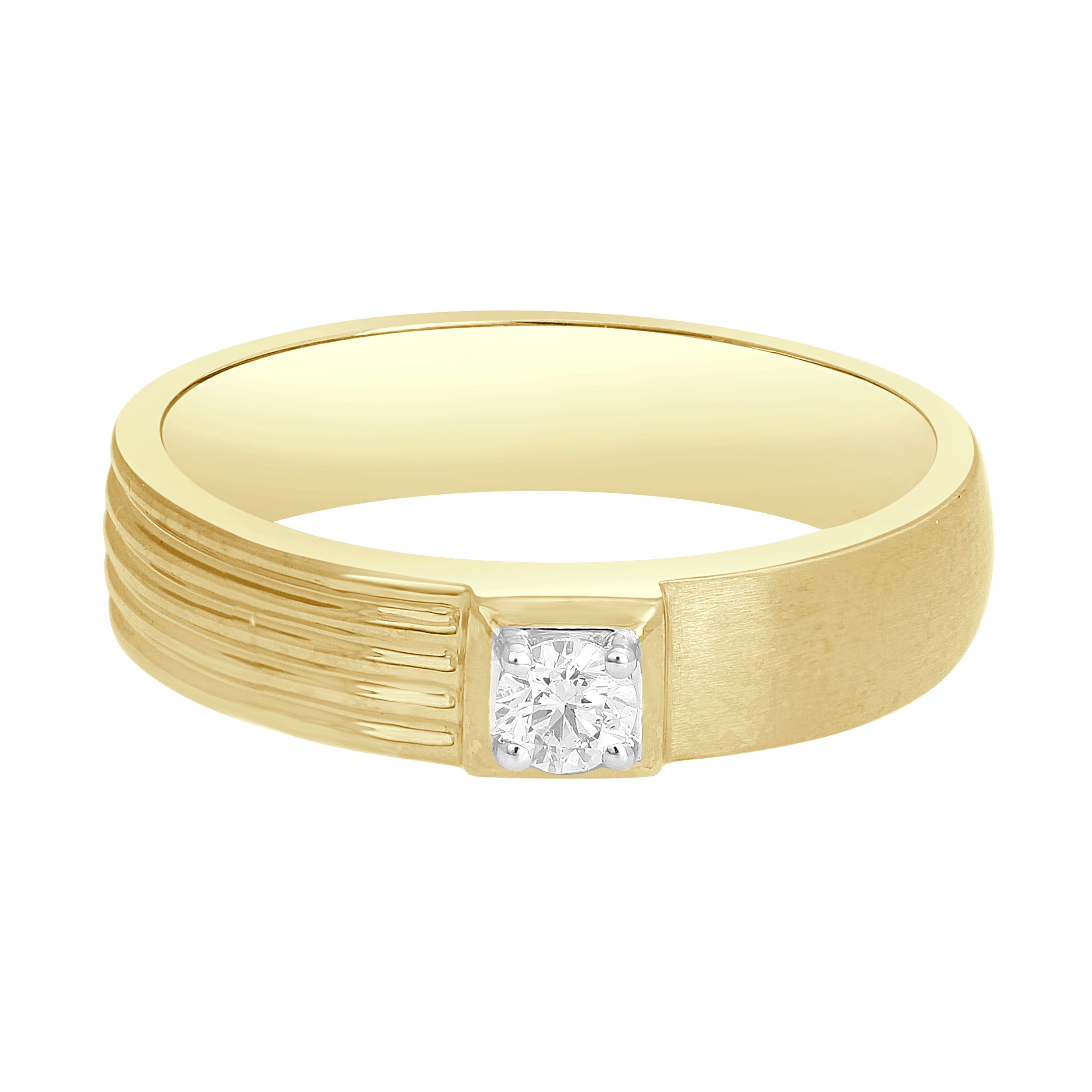 Timeless Diamond and Gold Ring for Men-Rings-MRG23001
