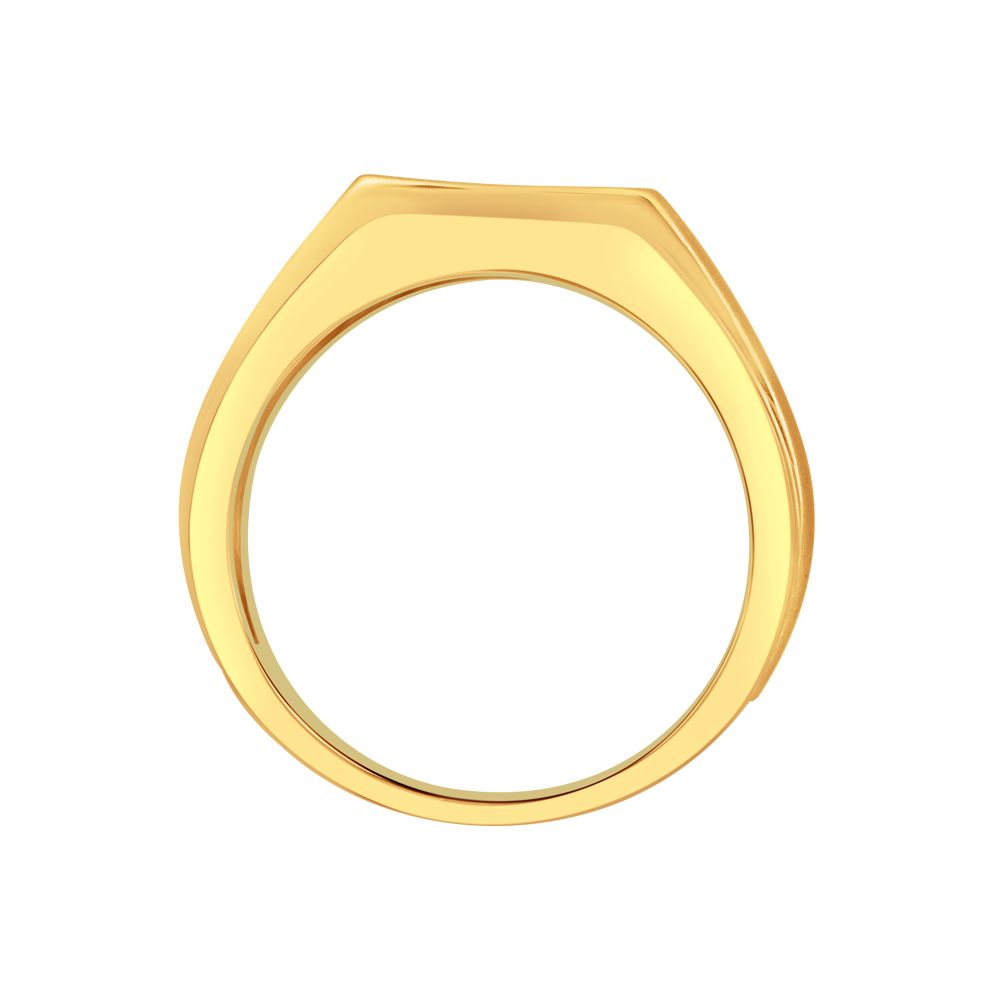 Gleaming Yellow Gold Ring for Men-Rings-MRG23005