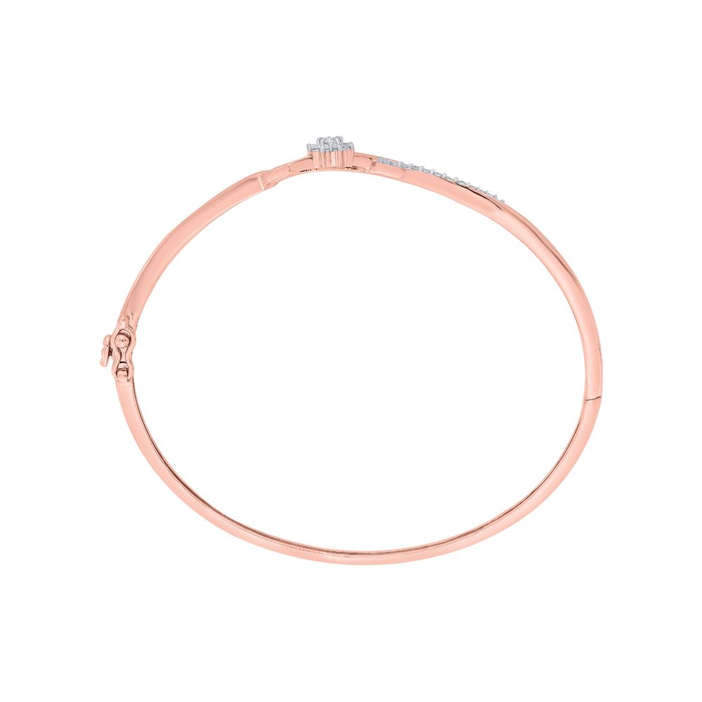 Delicate 14KT Rose Gold Bracelet-Bracelets-OBF11013-D400XEC