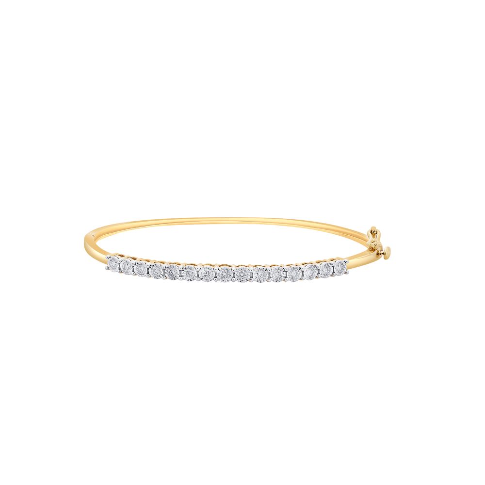 Alluring Bracelet in 18KT Yellow Gold-Bracelets-OBF15106-D400REB