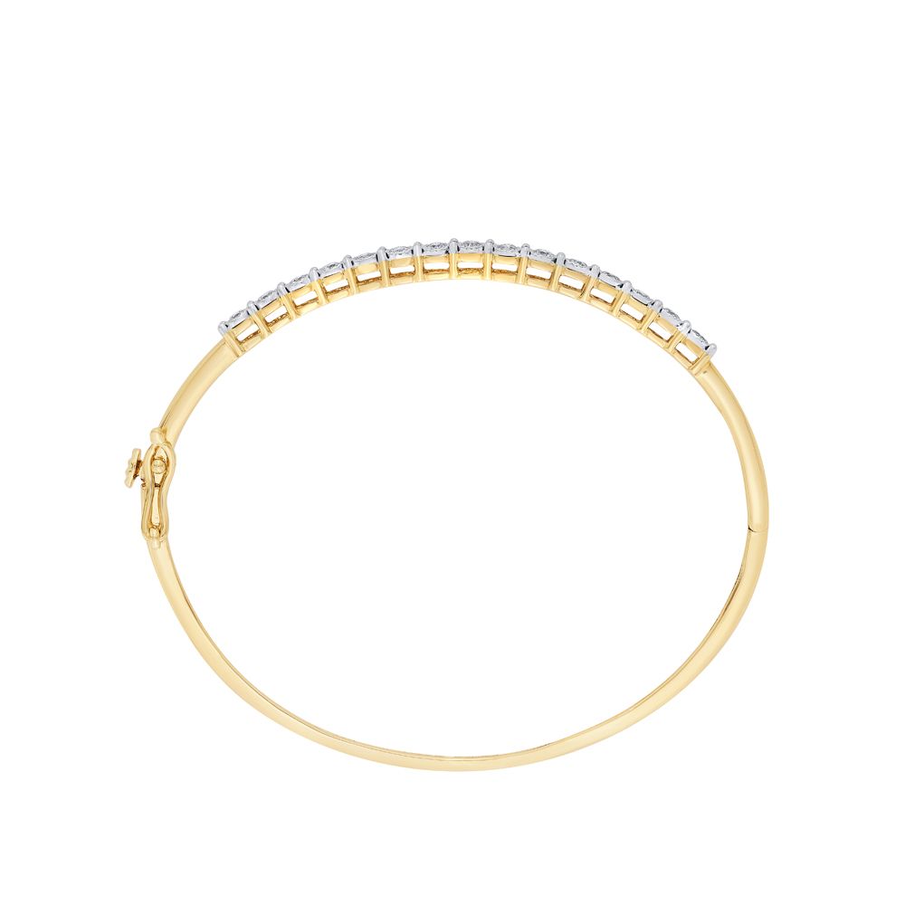 Alluring Bracelet in 18KT Yellow Gold-Bracelets-OBF15106-D400REB