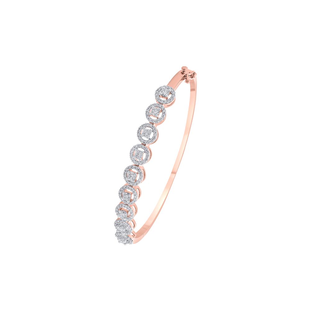 Delicate Bracelet in 18KT Rose Gold-Bracelets-OBF15116-D400XEB