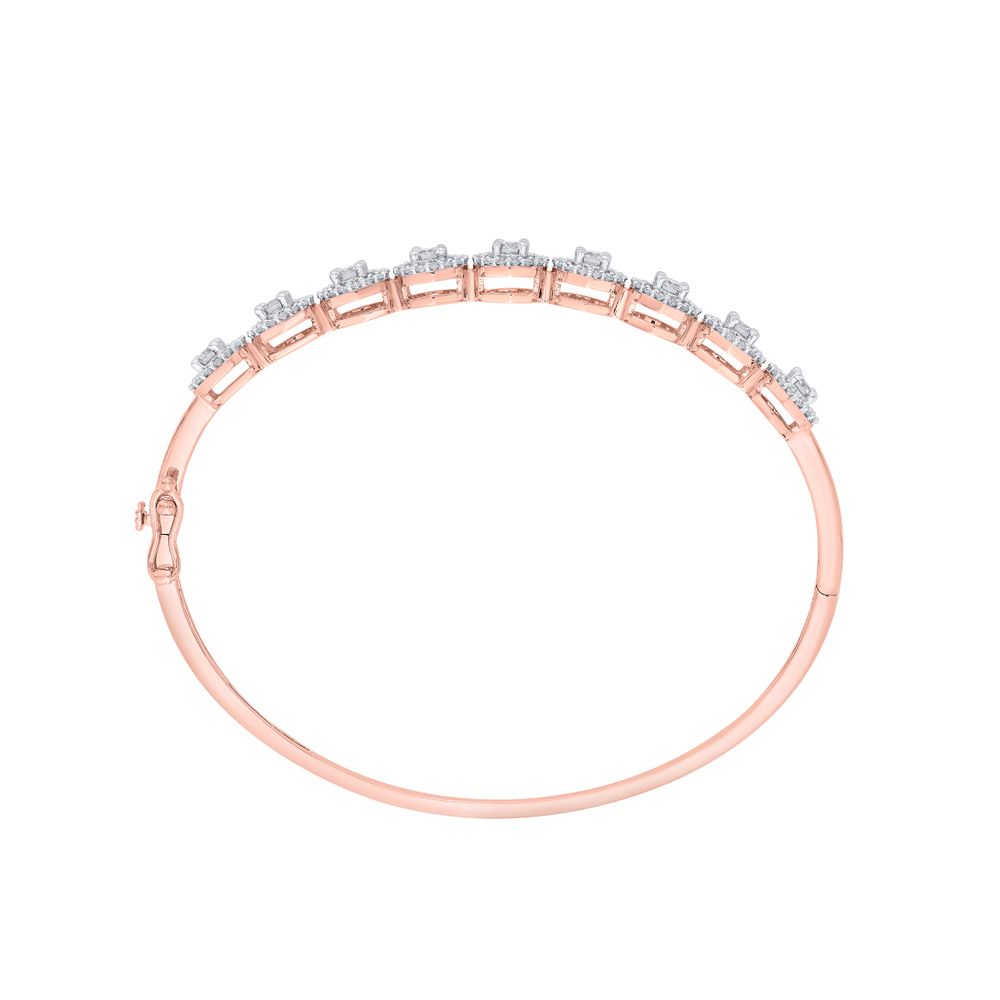 Delicate Bracelet in 18KT Rose Gold-Bracelets-OBF15116-D400XEB