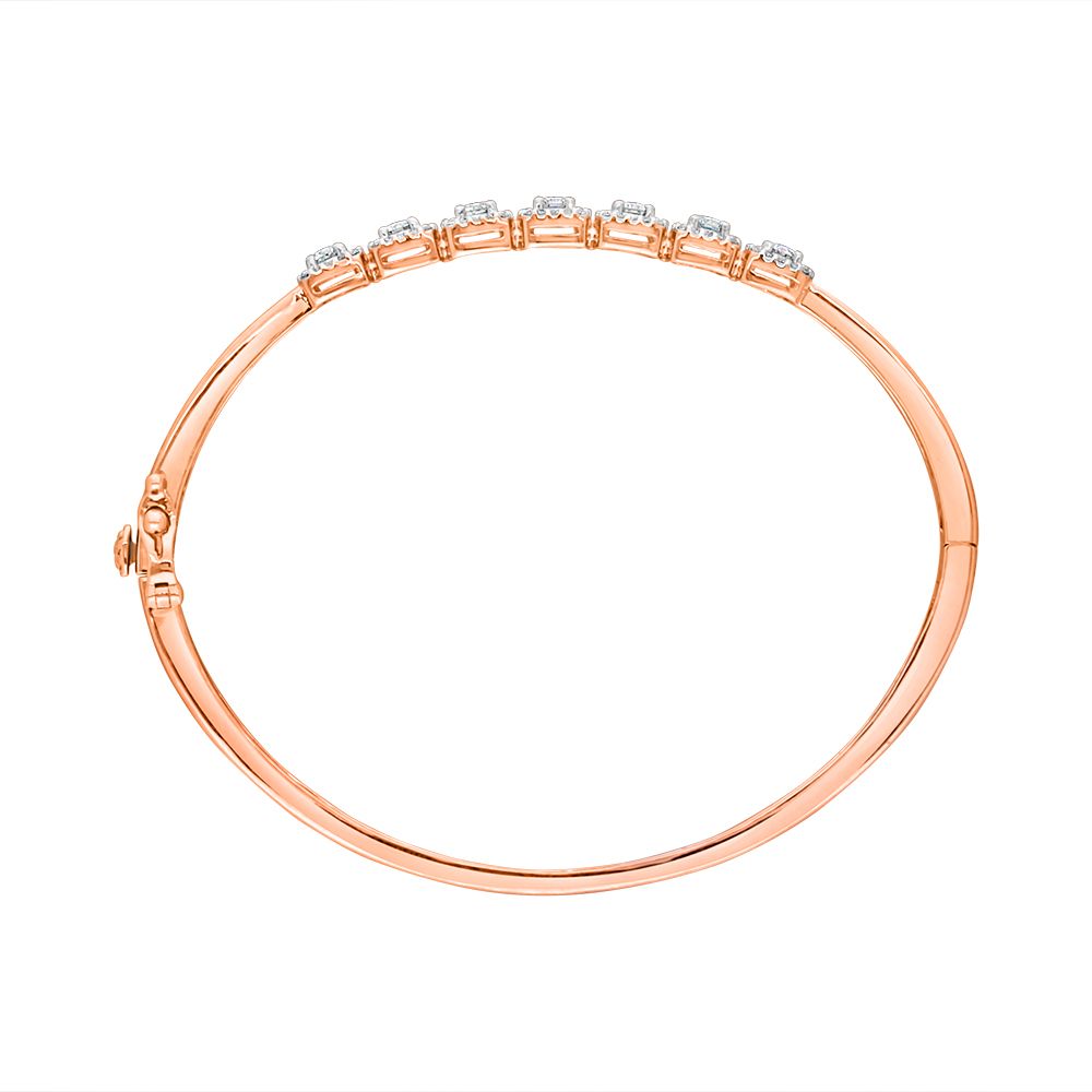 Spangled 14KT Rose Gold and Diamond Bracelet-Bracelets-OBF16048-D400XEC