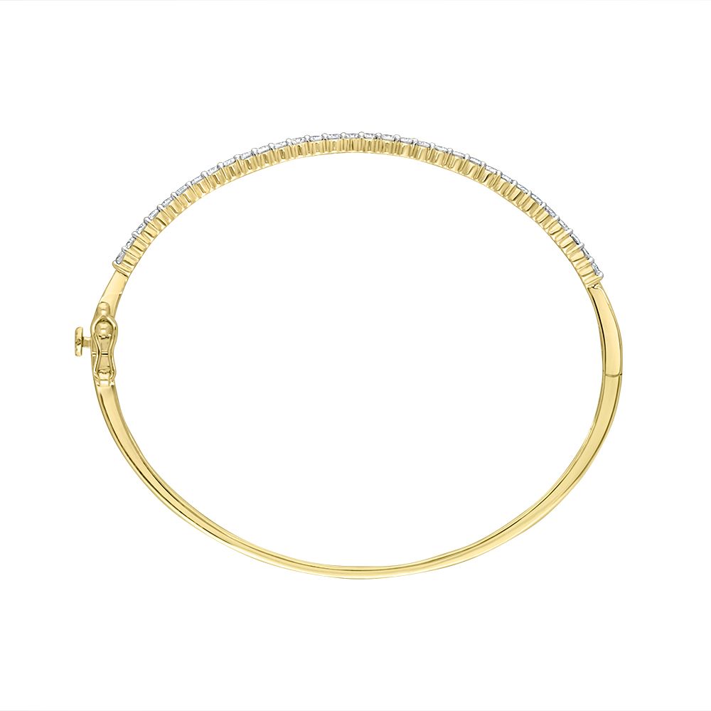 Delicate Crown Star Bracelet in Yellow Gold-All Jewellery-OBF16077