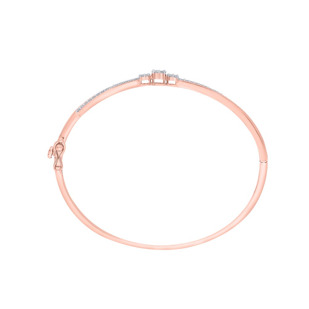 Elegant Rose Gold  Bracelet in 14KT-Bracelets-OBF16780-D400XEC