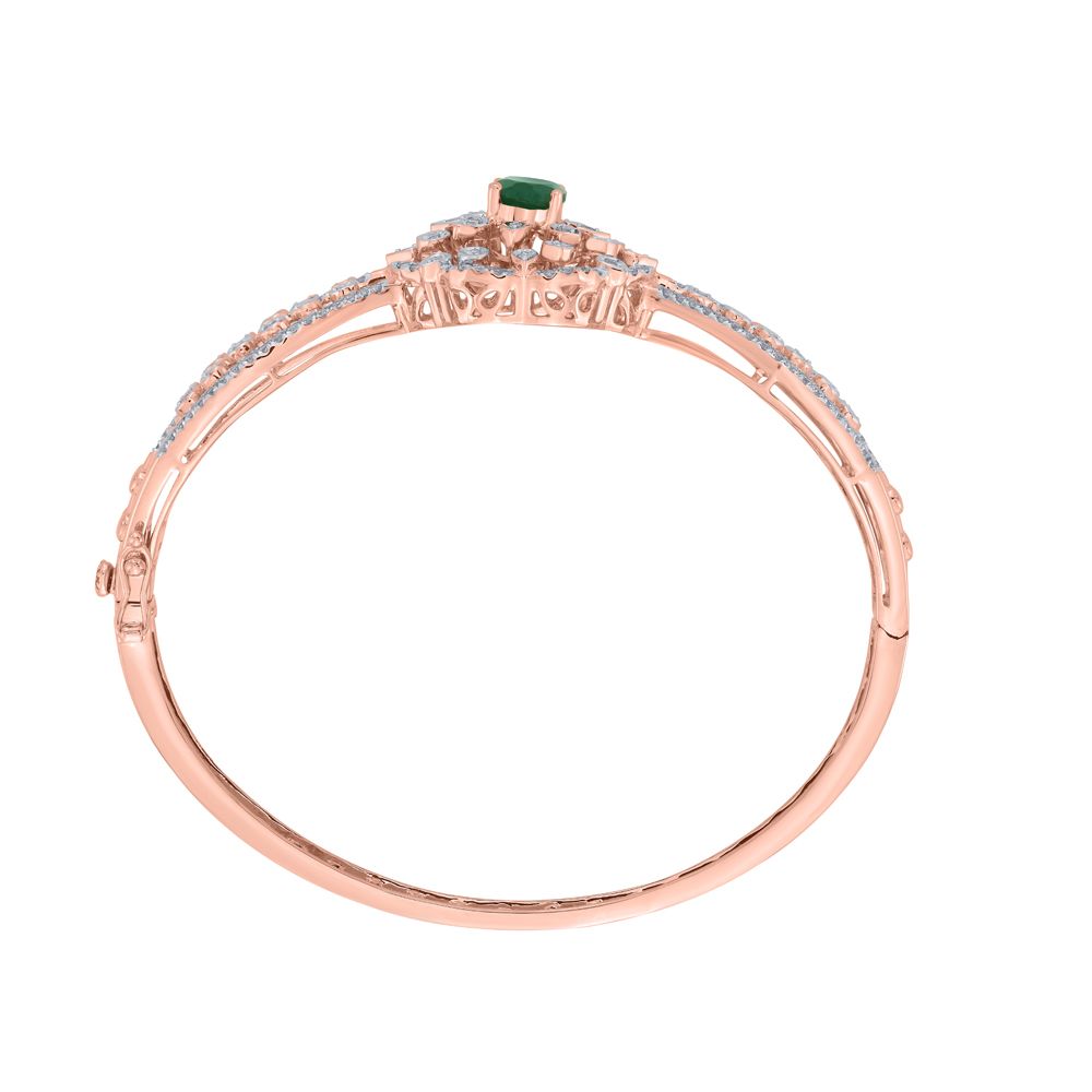 Sparkling Bracelet in 18KT Rose Gold-Bracelets-OBF18015-D409XEB