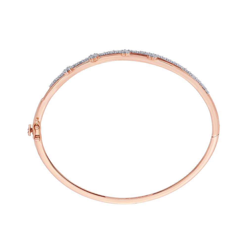 Contemporary Diamond Lined Bracelet-All Jewellery-OBF18063-D400XEB