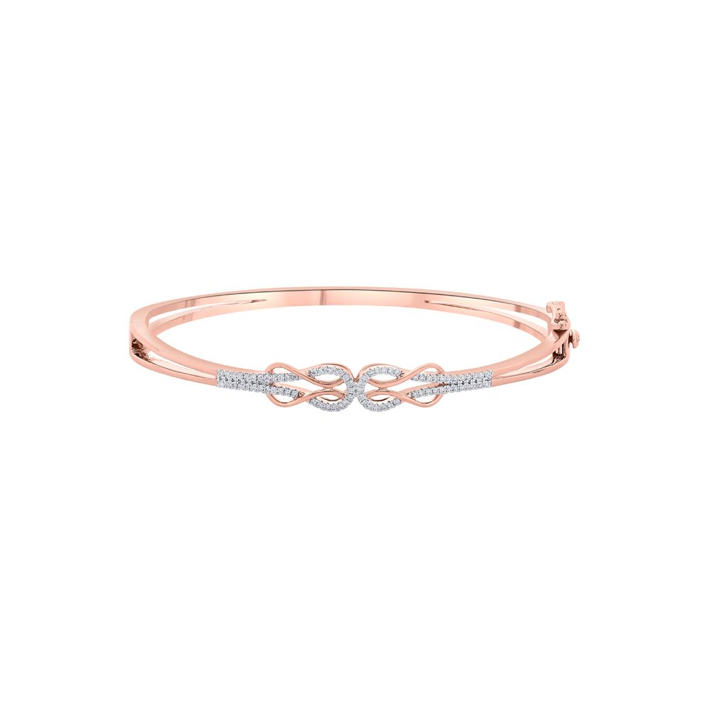 Glossy 18KT Rose Gold Bracelet-Bracelets-OBF18085-D300XEB