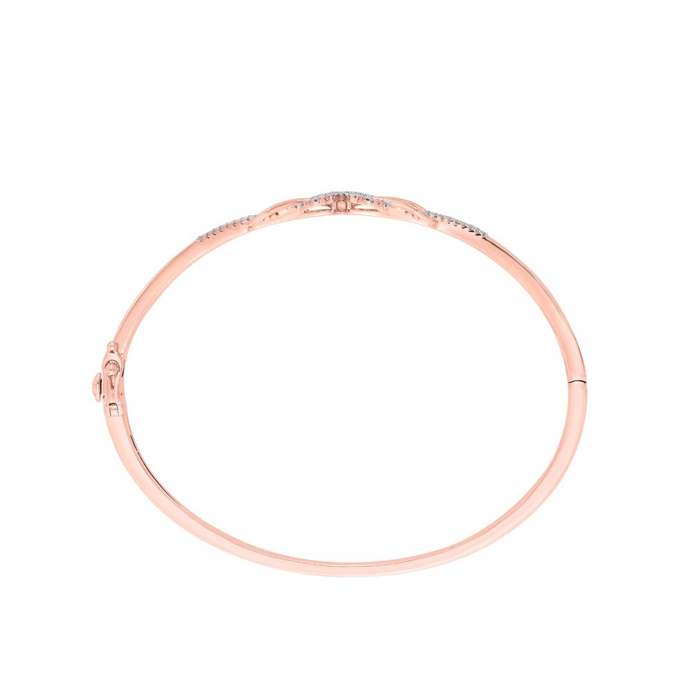 Glossy 18KT Rose Gold Bracelet-Bracelets-OBF18085-D300XEB