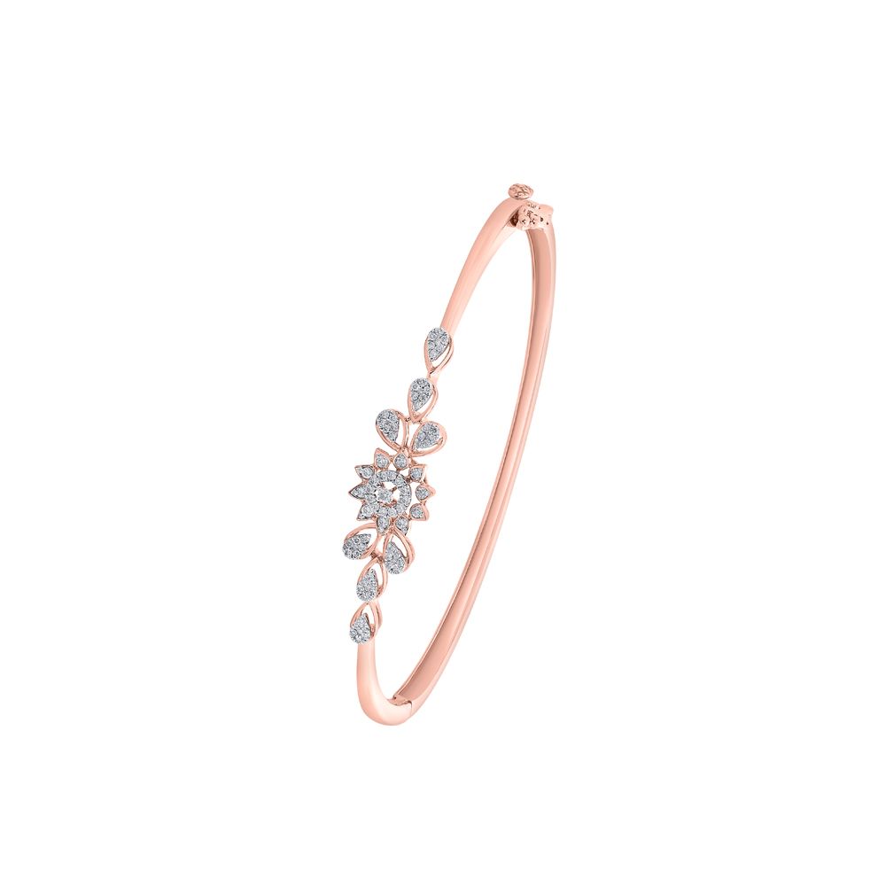 Stunning Rose Gold and Diamond Bracelet-Bracelets-OBF18089-D400XEC