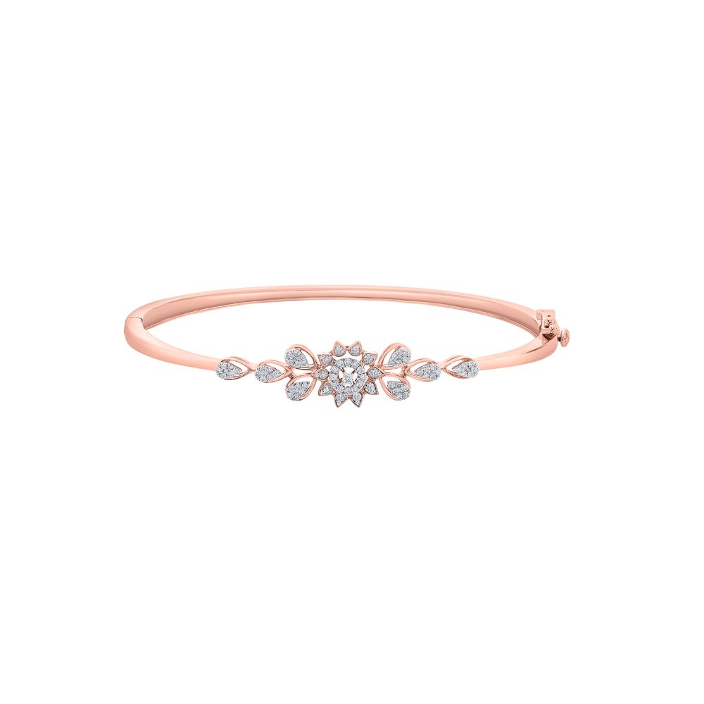 Stunning Rose Gold and Diamond Bracelet-Bracelets-OBF18089-D400XEC