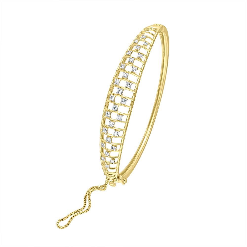 14KT Rose Gold Stylish Bracelet-Bracelets-OBF18142-D400XEC