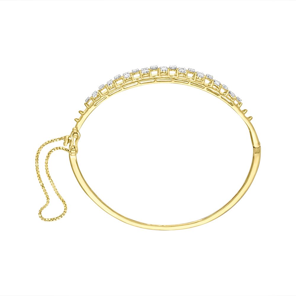 14KT Rose Gold Stylish Bracelet-Bracelets-OBF18142-D400XEC