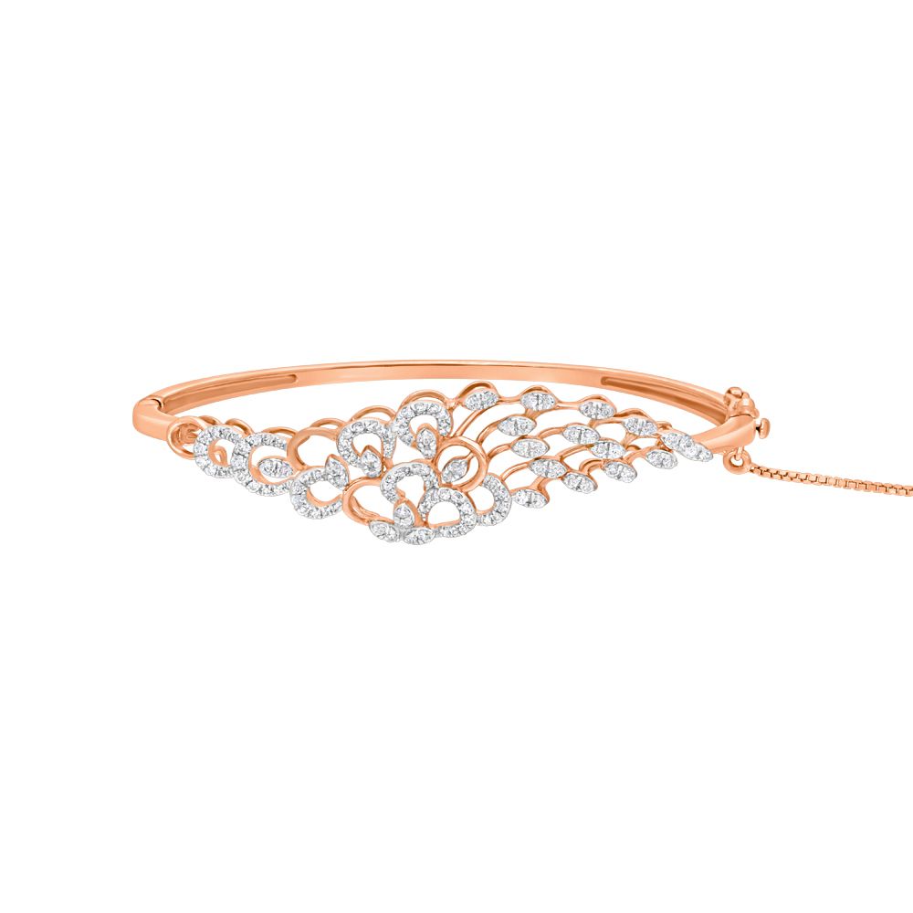 Delicate Yellow Gold and Diamond Bracelet-All Jewellery-OBF18144-D300REB