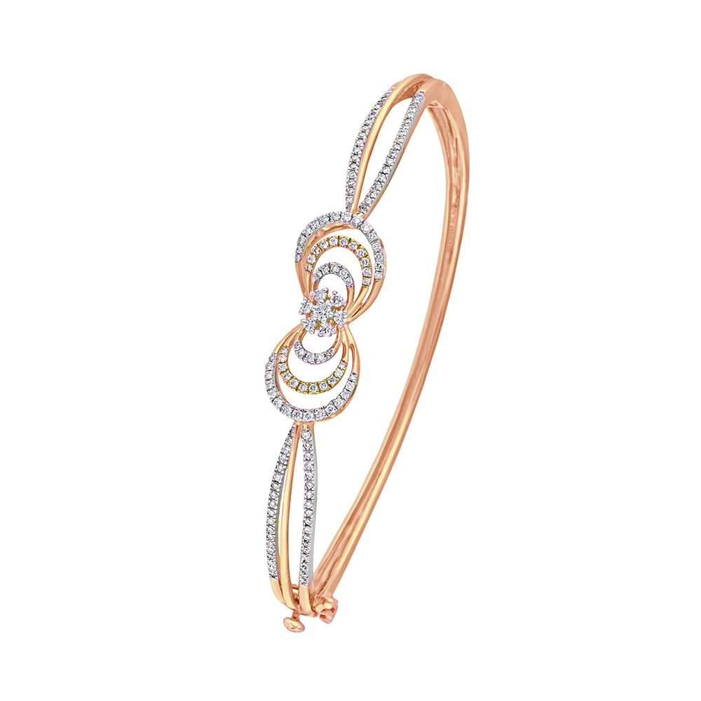 Bow Pattern Rose Gold Bracelet-Bracelets-OBF21001-D400XEC