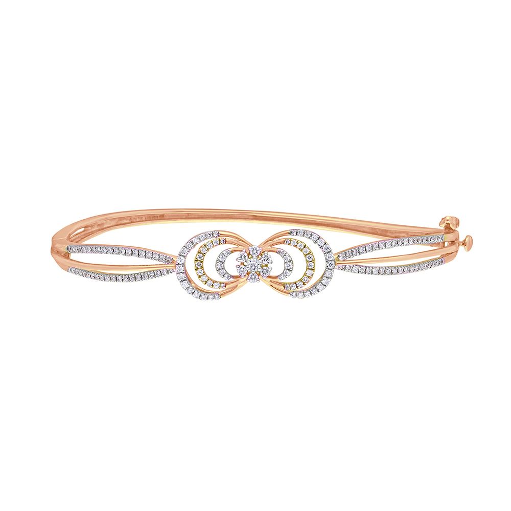Bow Pattern Rose Gold Bracelet-Bracelets-OBF21001-D400XEC