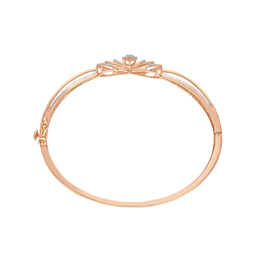 Bow Pattern Rose Gold Bracelet-Bracelets-OBF21001-D400XEC