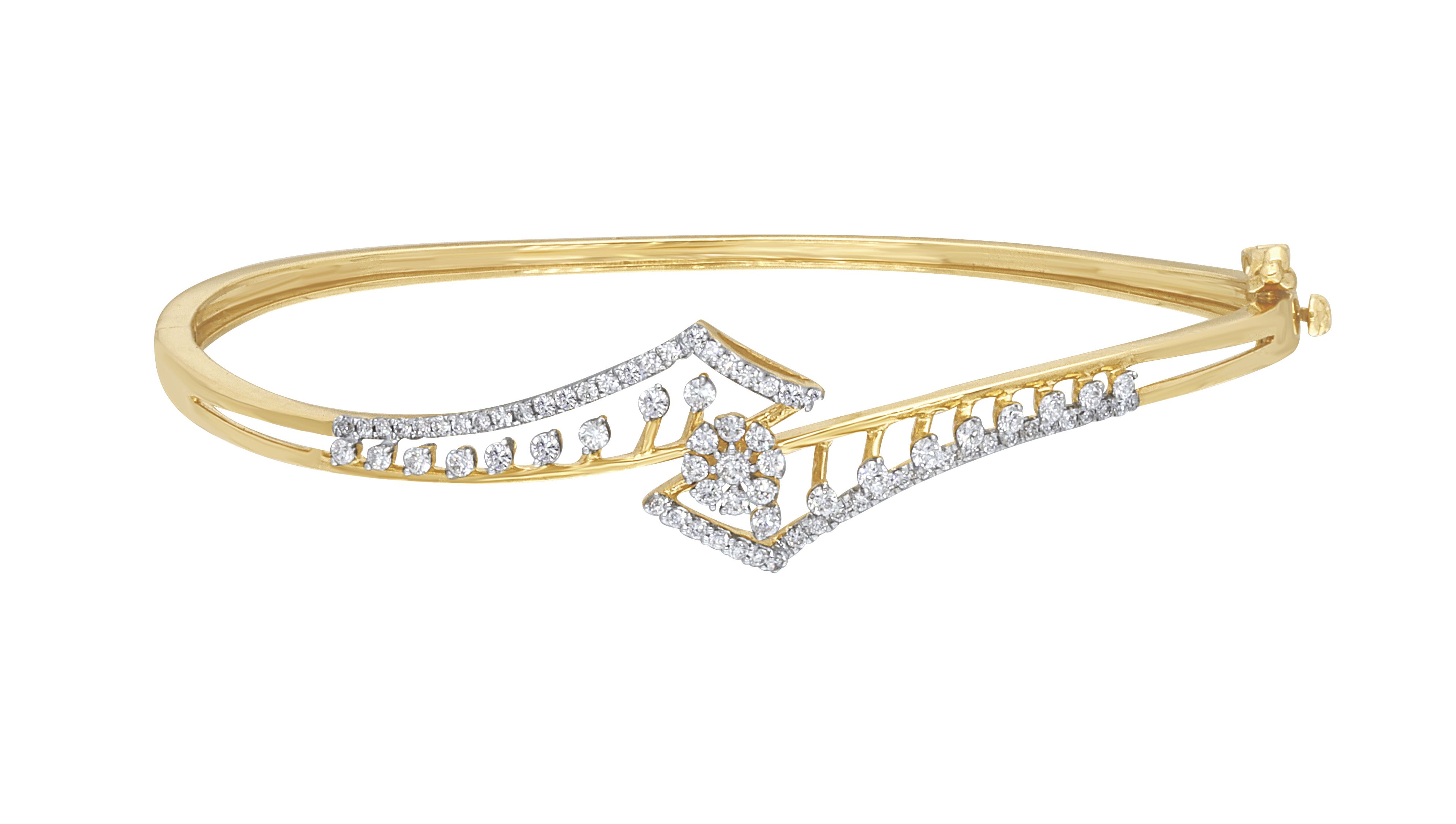 Glossy Gold Bracelet-All Jewellery-OBF21006-D400REC