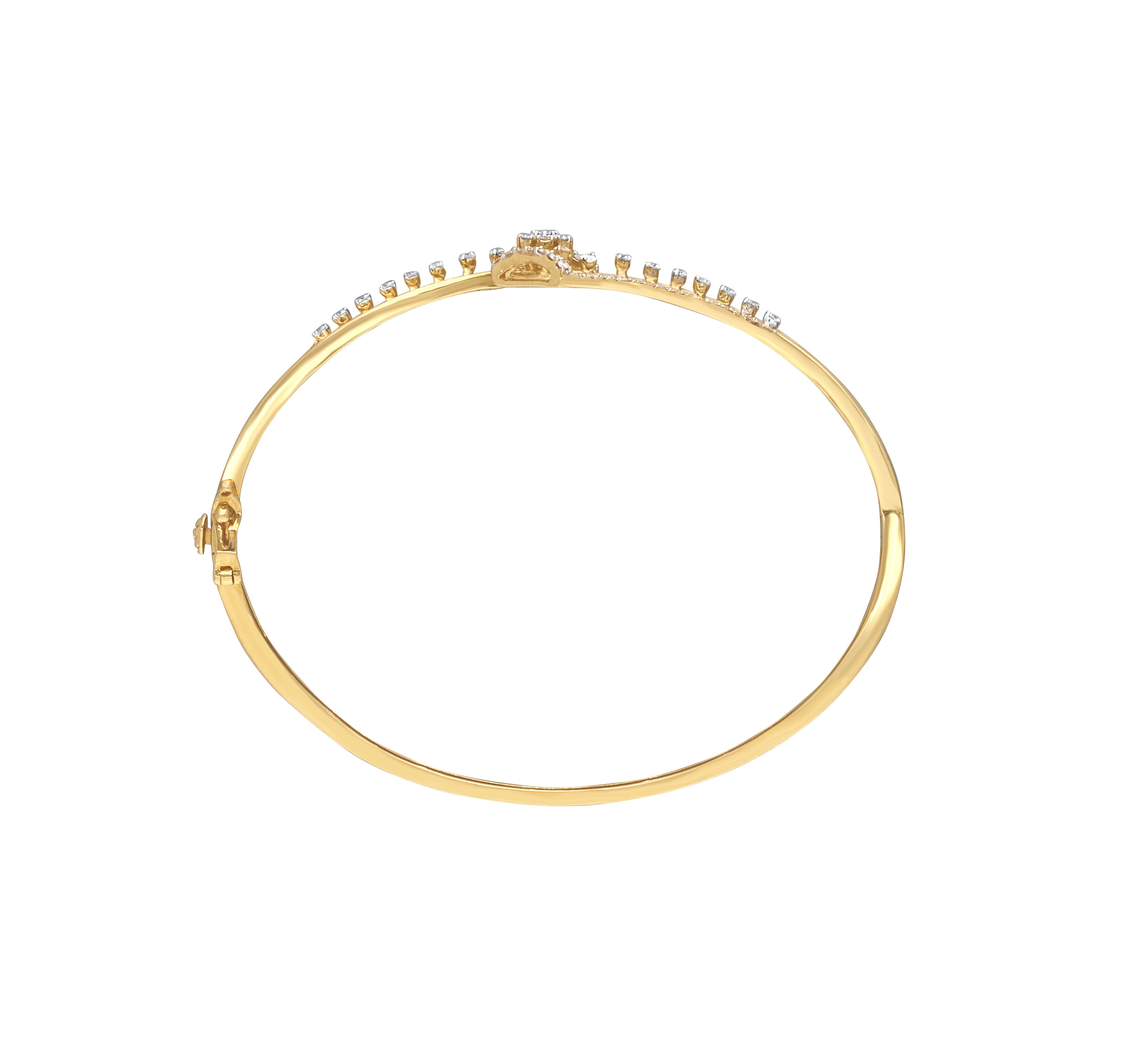 Glossy Gold Bracelet-All Jewellery-OBF21006-D400REC