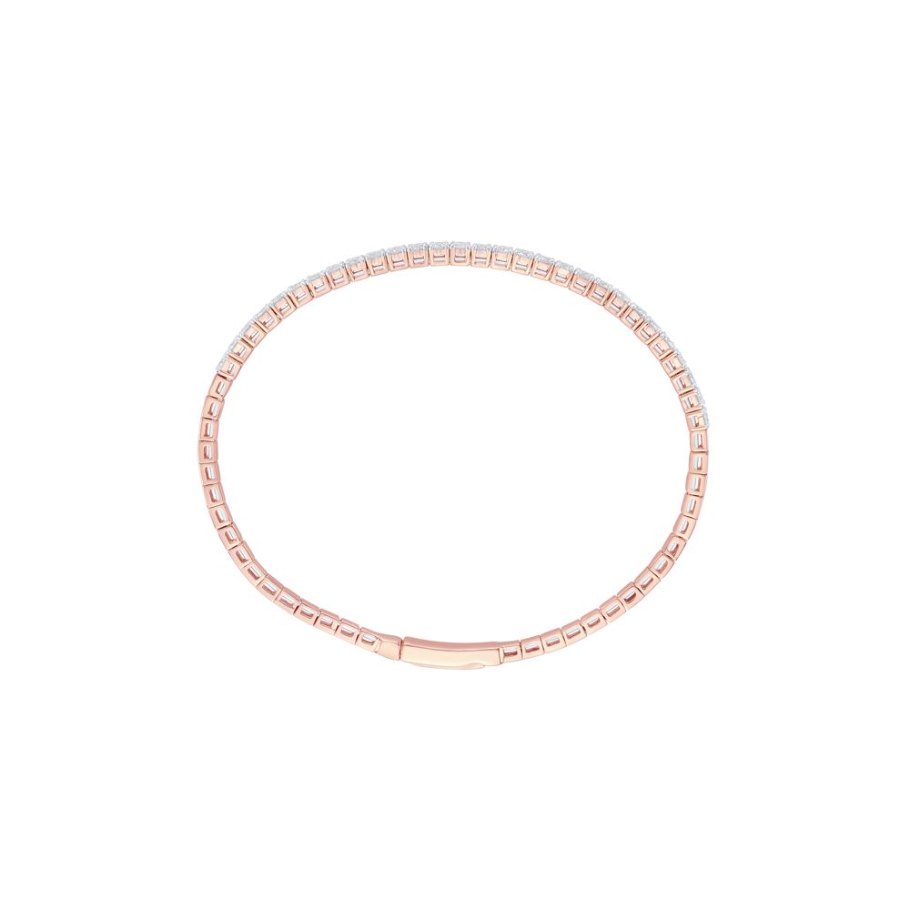 Beautiful Diamonds and Rose Gold Bracelet-All Jewellery-OBF22038-D300XEB