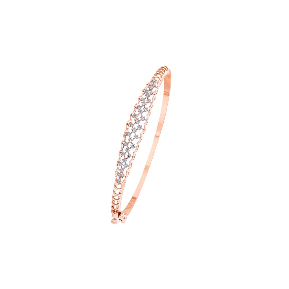 Filigree Bracelet in 18KT Rose Gold-Bracelets-OBF23010