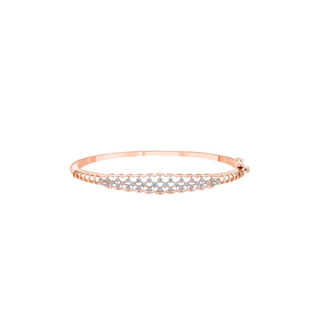 Filigree Bracelet in 18KT Rose Gold-Bracelets-OBF23010