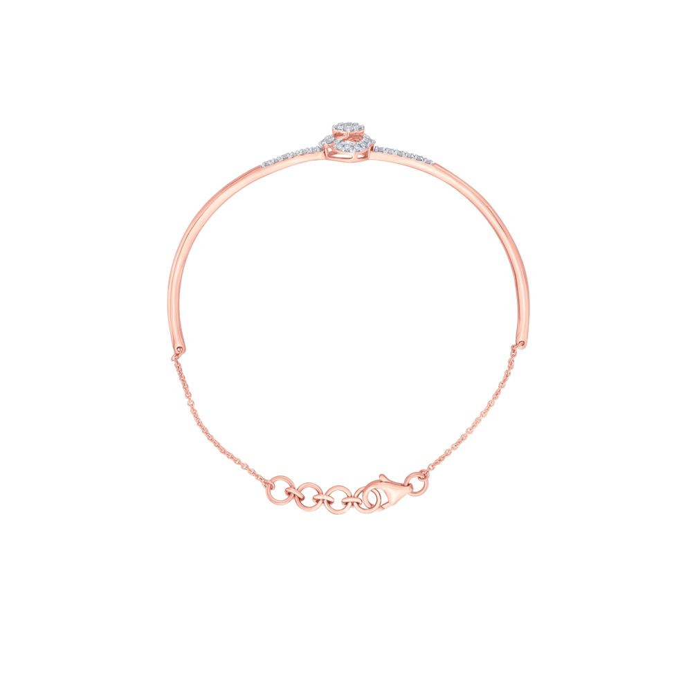 Floral Diamond Bracelet-Bracelets-OBF23012