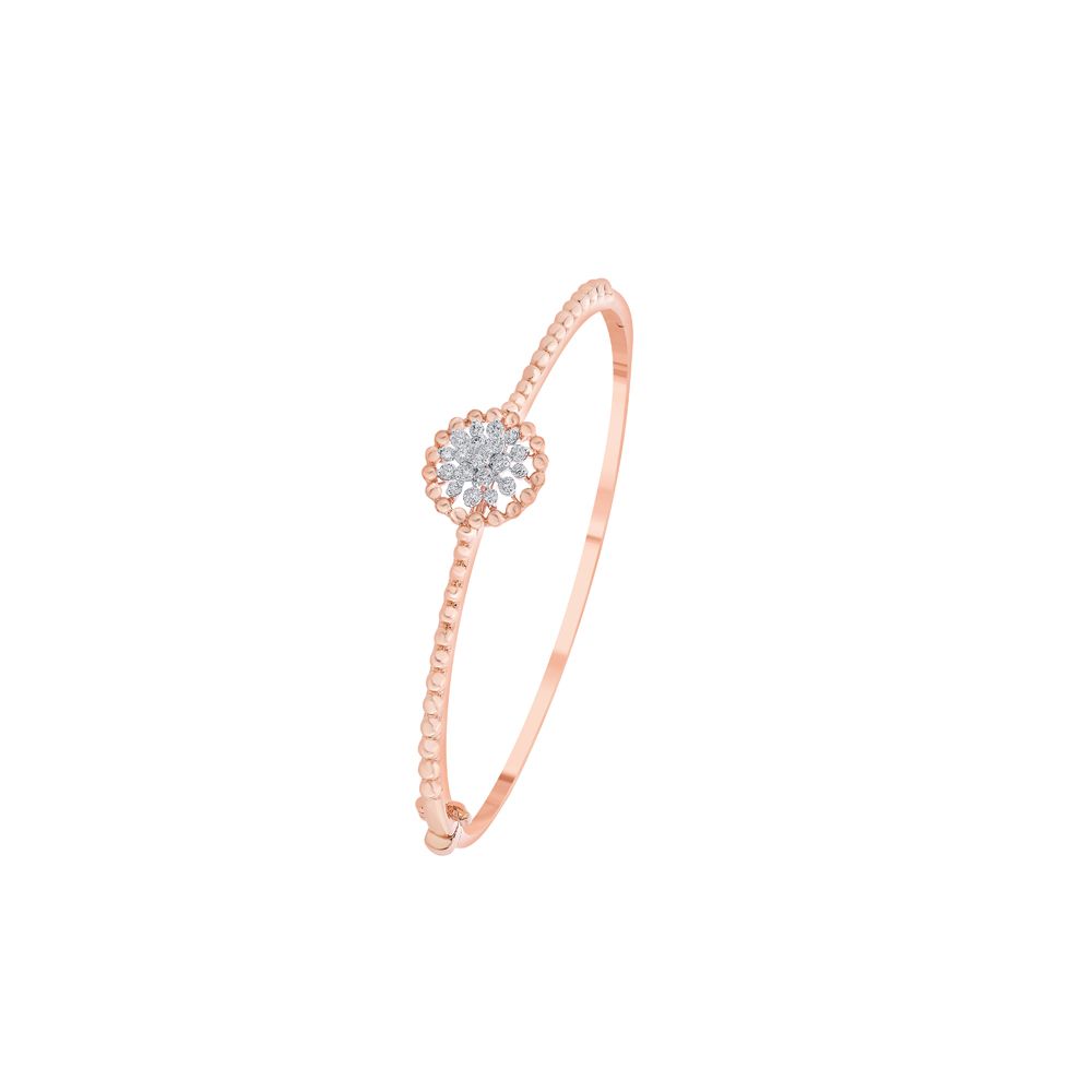 Charming Diamond and Gold Bracelet-Bracelets-OBF23018
